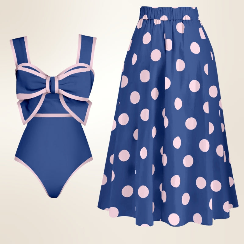 Ormella Maillot De Bain Une Pièce Avec Jupe Légère À Enfiler Pour Allier Style Et Confort