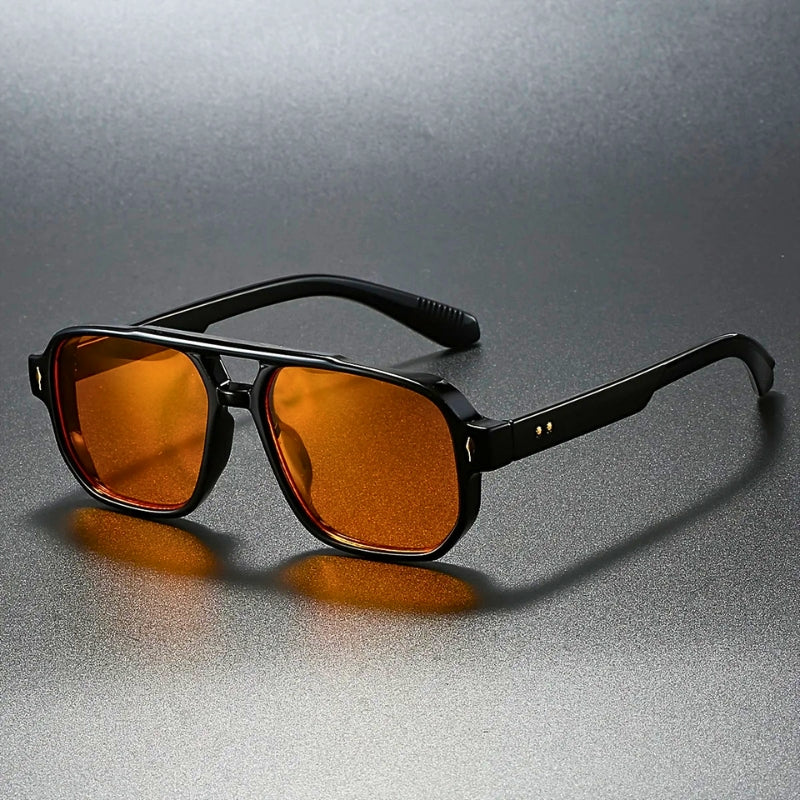 Ravon Lunettes Solaires Retro Angulaires Avec Filtre UV400 Plein Spectre Et Présence Distinctive