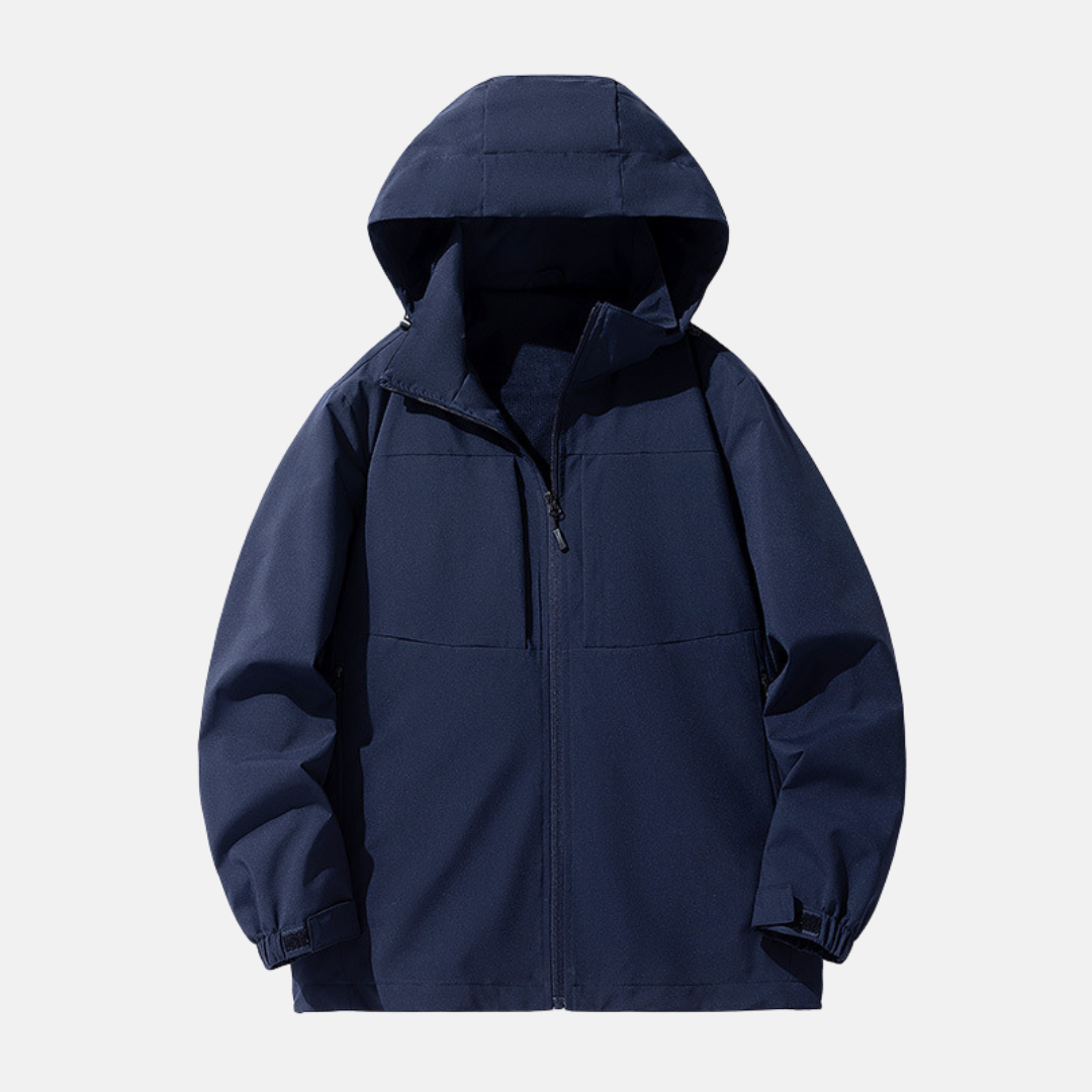 Amawinc Veste À Capuche Pour Homme Décontractée Résistante Aux Intempéries Avec Poches Zippées Et Poignets Ajustables
