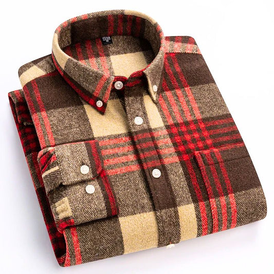 Chemise En Coton Valen Confort Supérieur Design Polyvalent Pour Automne En Couches