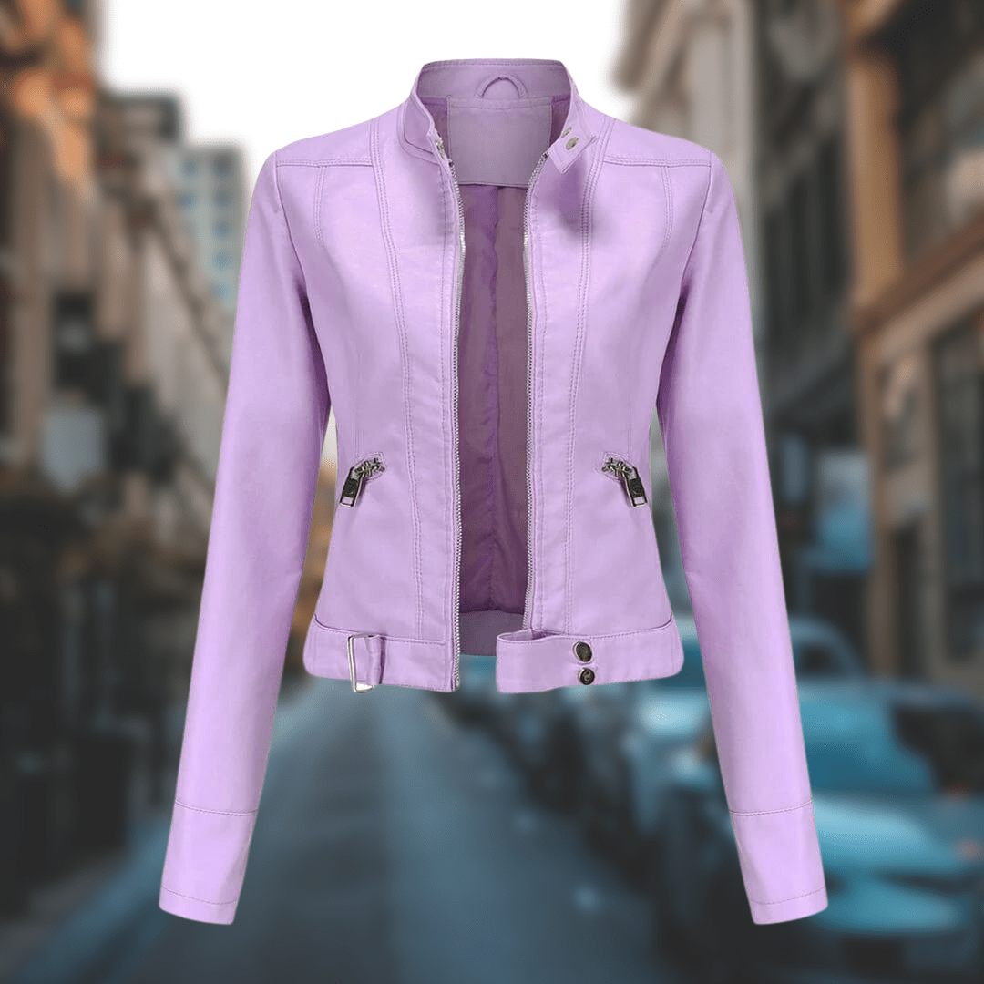 Yrelia: Eine modische Lederjacke