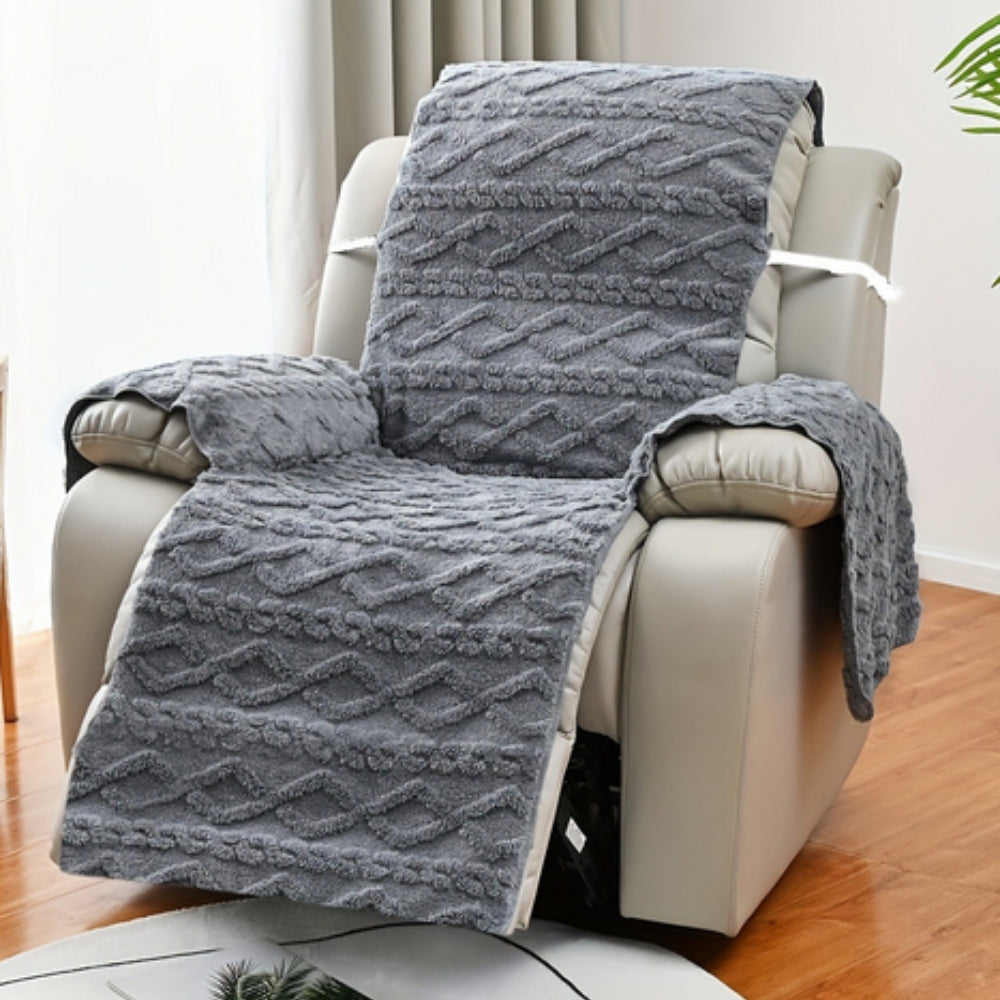Housse Matelassée Pour Fauteuil Inclinable Motif Diamant Contemporaine Protection Contre Taches Et Rayures