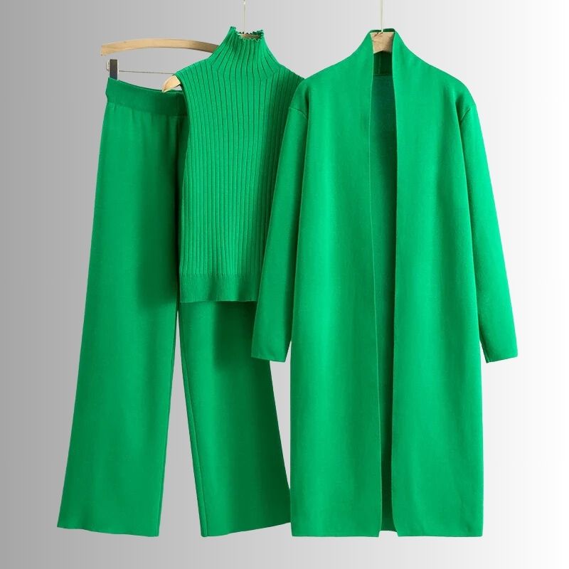 Oriven Tory Ensemble Trois Pièces Confort Doux Et Respirant Coupe Décontractée Pour Femme Moderne