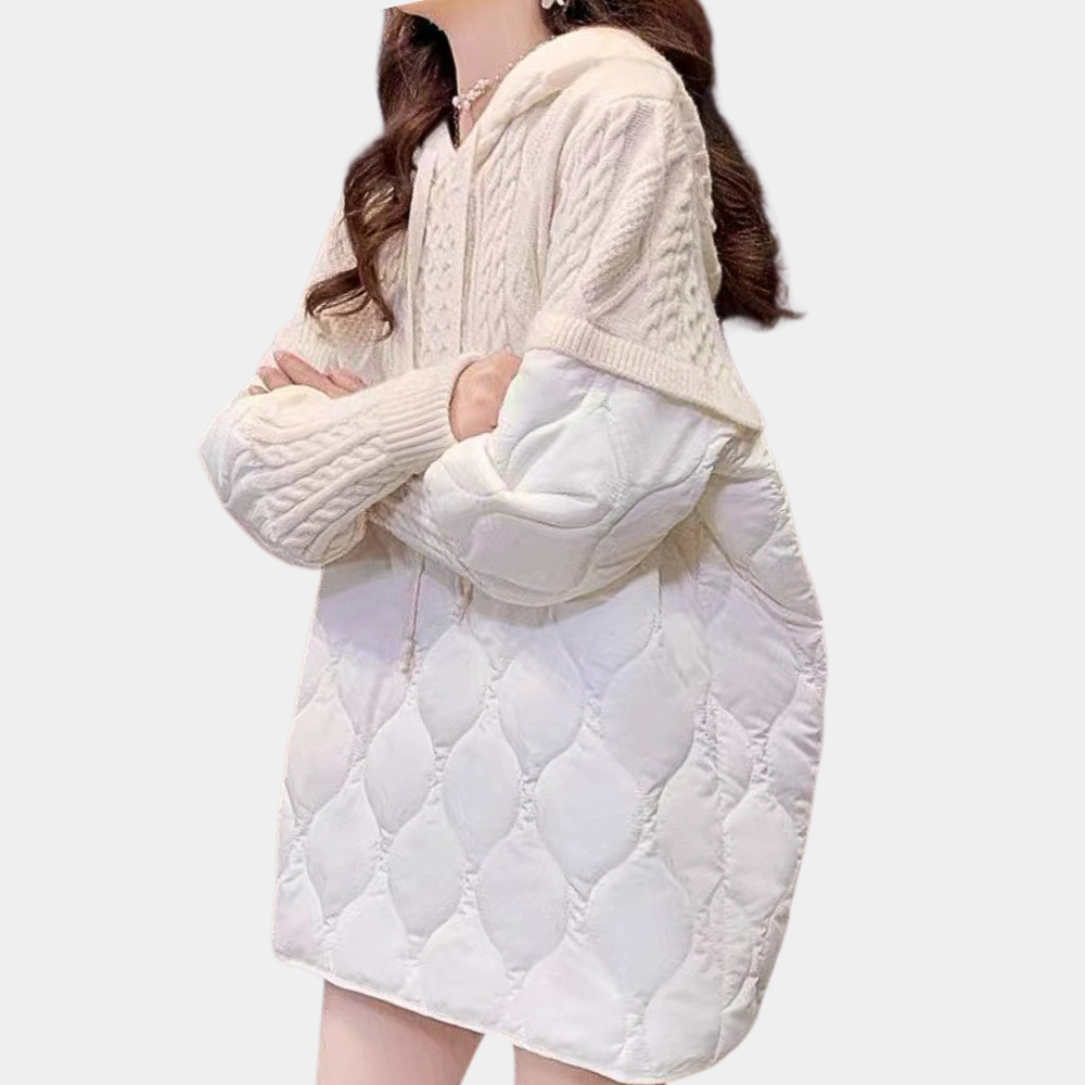 Damen Kapuzenpullover von Fudus in Übergröße, lässiger Schnitt