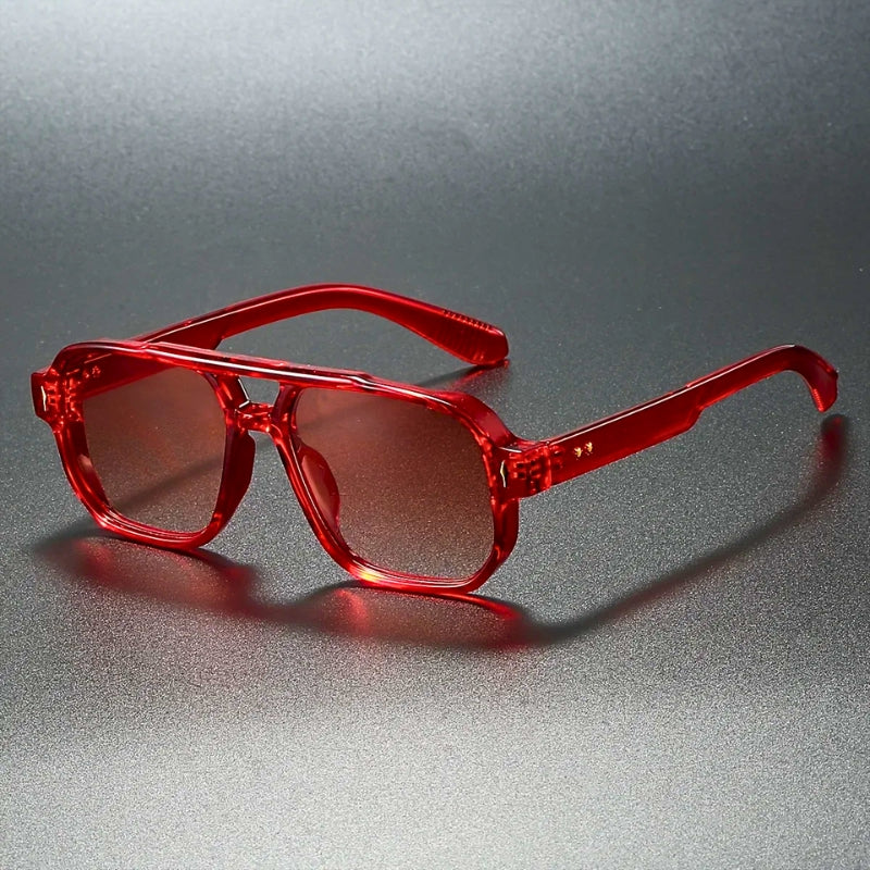 Ravon Lunettes Solaires Retro Angulaires Avec Filtre UV400 Plein Spectre Et Présence Distinctive
