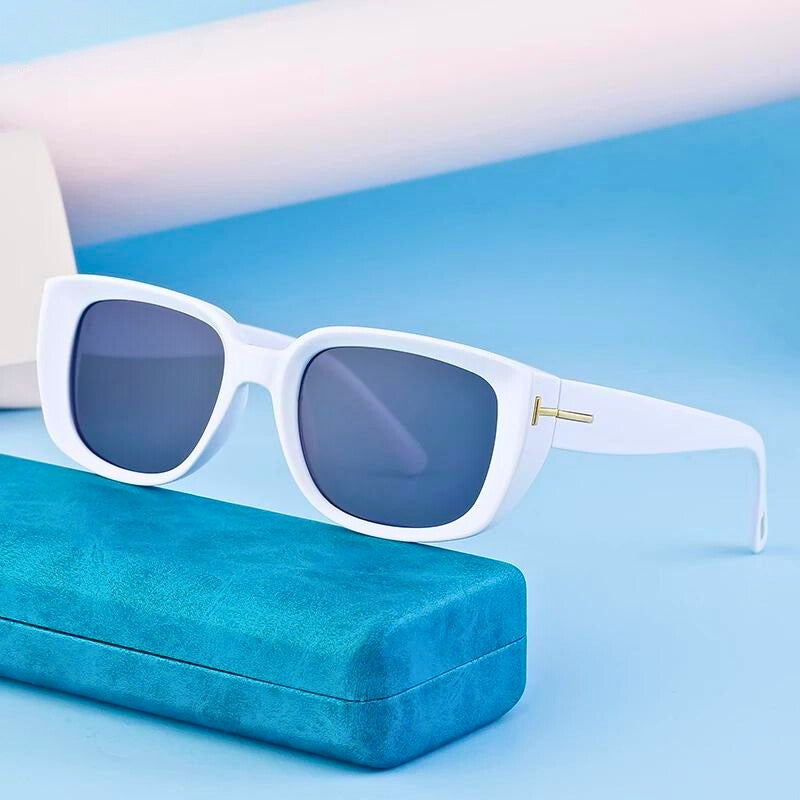 Lunettes de Soleil Rétro Ren Cat Eye UV400 Verres Polarisés Monture Durable Style Élégant