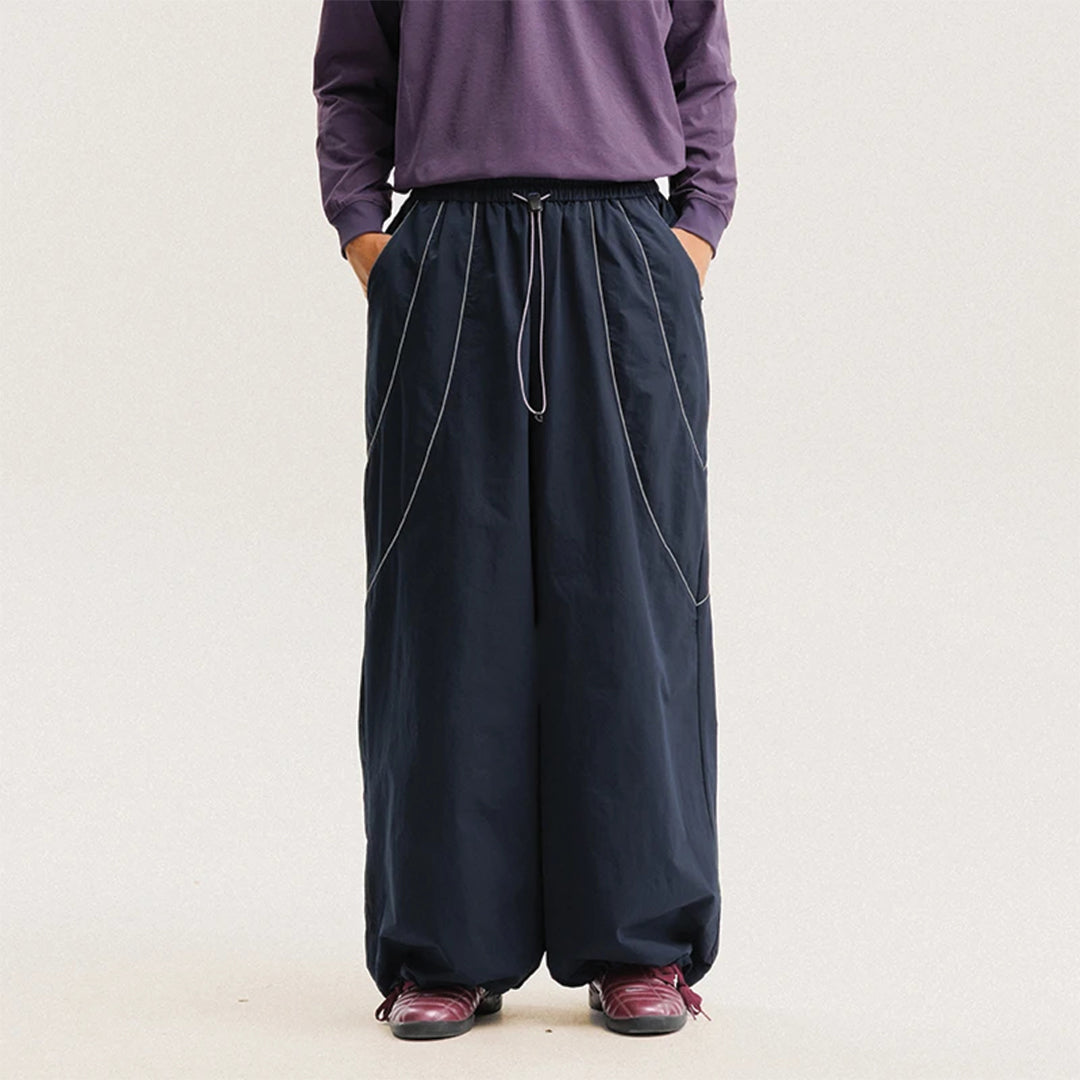 Pantalon Noctis Réfléchissant À Coupe Ample Avec Bandes Réfléchissantes Et Tissu Imperméable Léger