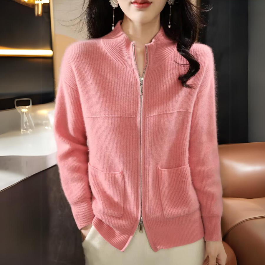 Veste En Maille Pure Mérinos Pour Automne Et Hiver Isolation Supérieure Et Respirabilité