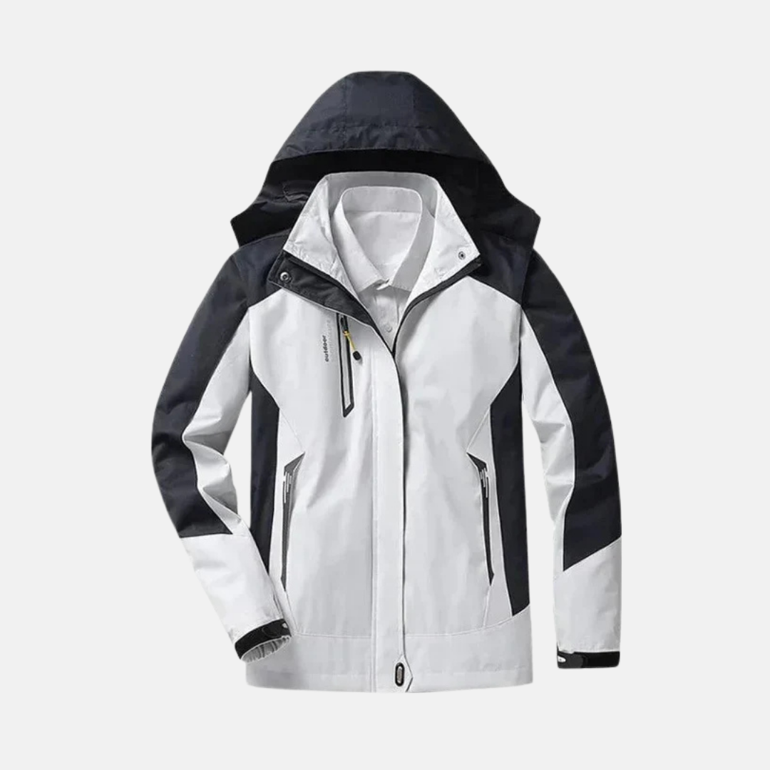 Veste Femme À Capuche Avec Col Debout Et Fermeture Éclair Entière Pour Activité Physique Intense Et Confortable