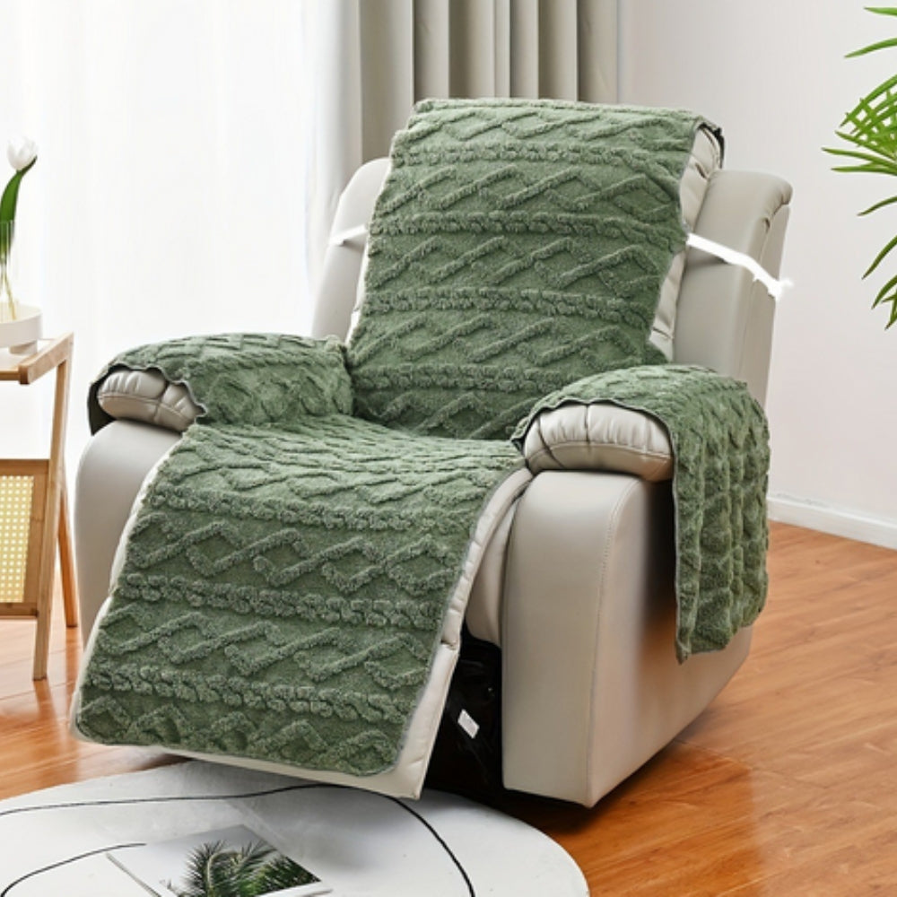 Housse Matelassée Pour Fauteuil Inclinable Motif Diamant Contemporaine Protection Contre Taches Et Rayures