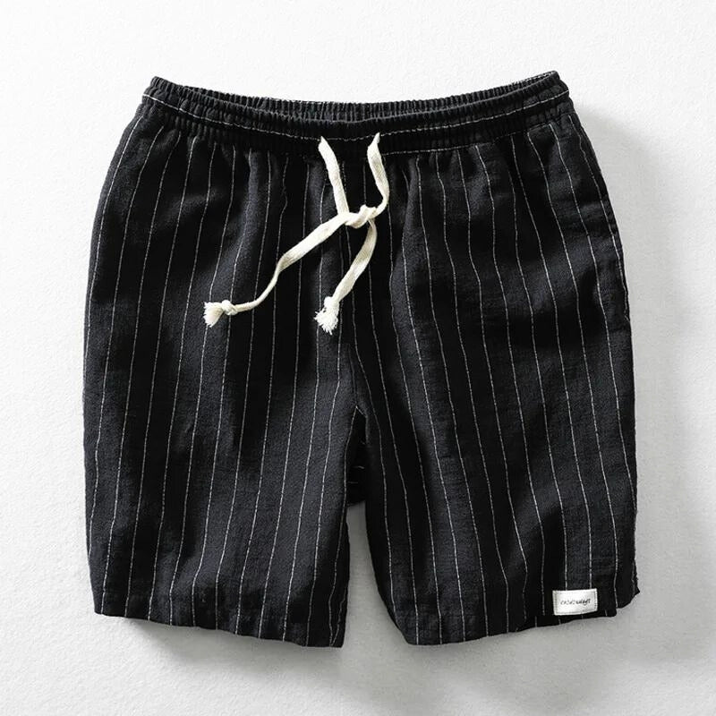 Shorts En Lin Aspen Par Amawinc Mélange Coton Lin Léger Pour Été Style Côte Décontracté