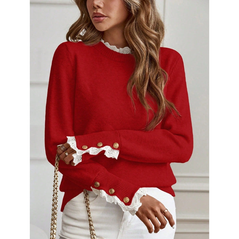 Pull Blair En Maille Anti Peluchage Haute Torsion Pour Une Allure Décontractée Confort Durable Et Résistant