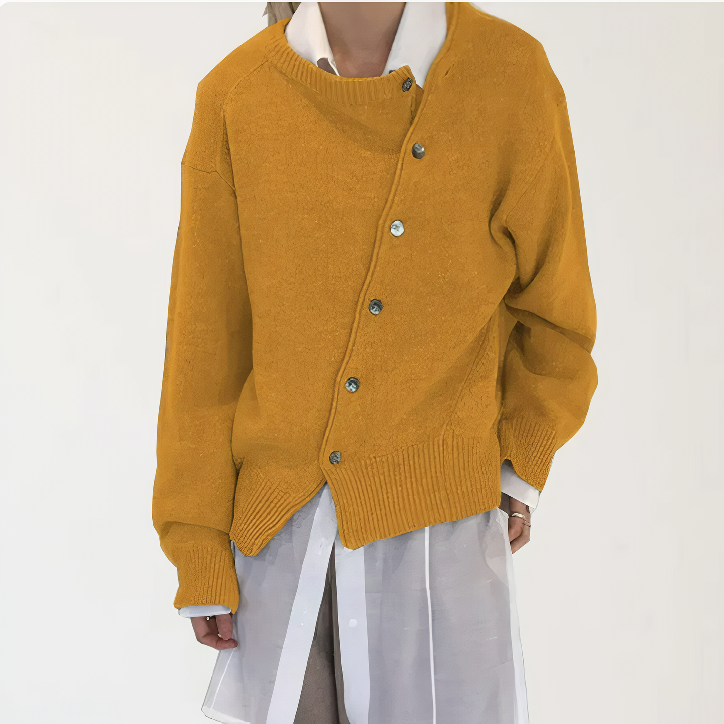 Damen Cardigan mit asymmetrischem Schnitt