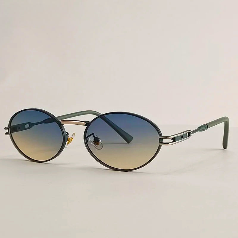 Lunettes de Soleil Danté Miro Punk Minimalistes Monture en Alliage Légère Verres Dégradés Protection UV Complète