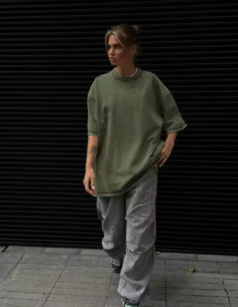 Chloé Damen Vintage T-Shirt aus Baumwolle im Retro-Stil