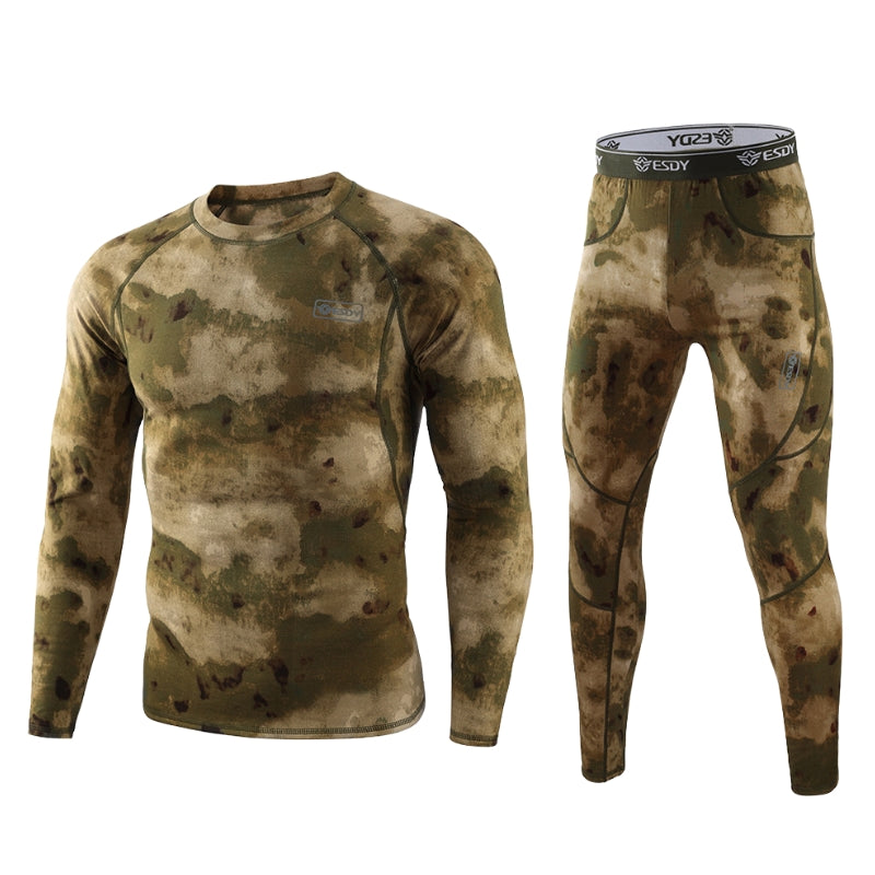 Ensemble Base Thermique Nordvail pour Homme Avec Doublure Dense et Technologie de Verrouillage de Chaleur