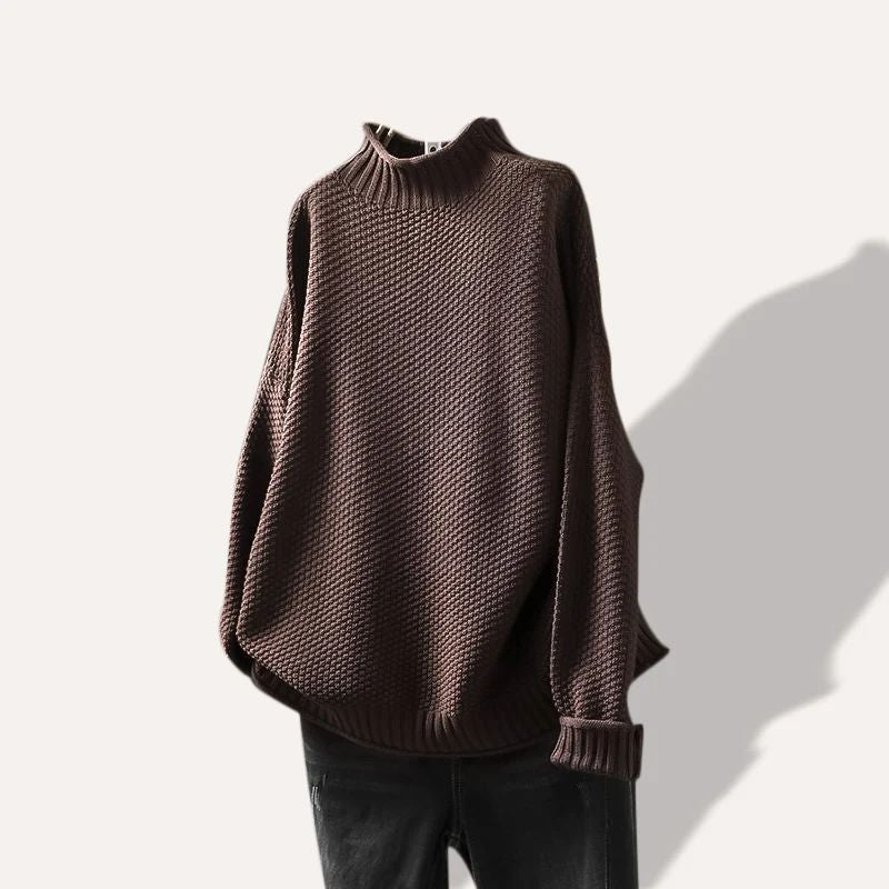Pull Cloévie En Maille Haute Qualité Doux Et Confortable Pour Travail Et Week End Avec Jean Ou Jupe