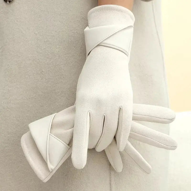 Gants D'Hiver Isabella En Velours Avec Doublure Polaire Et Compatible Écran Tactile