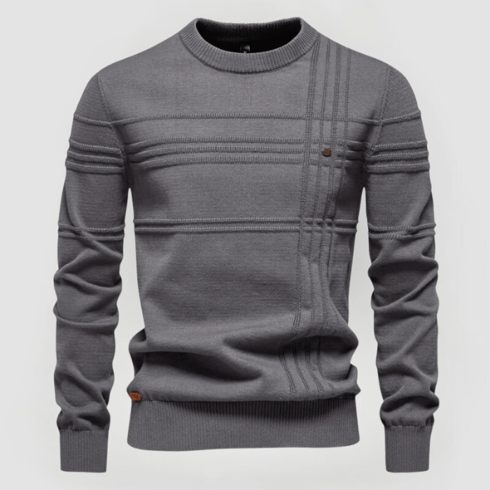 DAREK Rundhals-Strickpullover