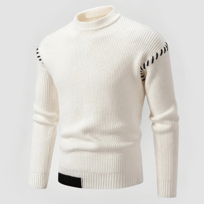 EBERHARD – Slim-Fit Ribbed Knit Pullover