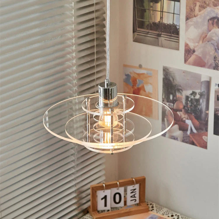Moderne UFO-förmige Vintage-Pendelleuchte