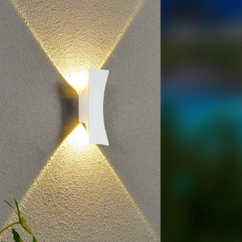 Außenwandleuchte für den Sonnenuntergang