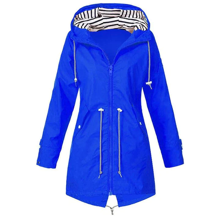 Marie Veste Imperméable Légère À Capuche Pour Femmes Décontractée Et Polyvalente Pour La Pluie