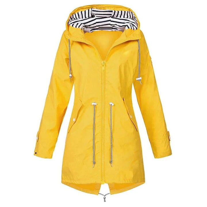Marie Veste Imperméable Légère À Capuche Pour Femmes Décontractée Et Polyvalente Pour La Pluie