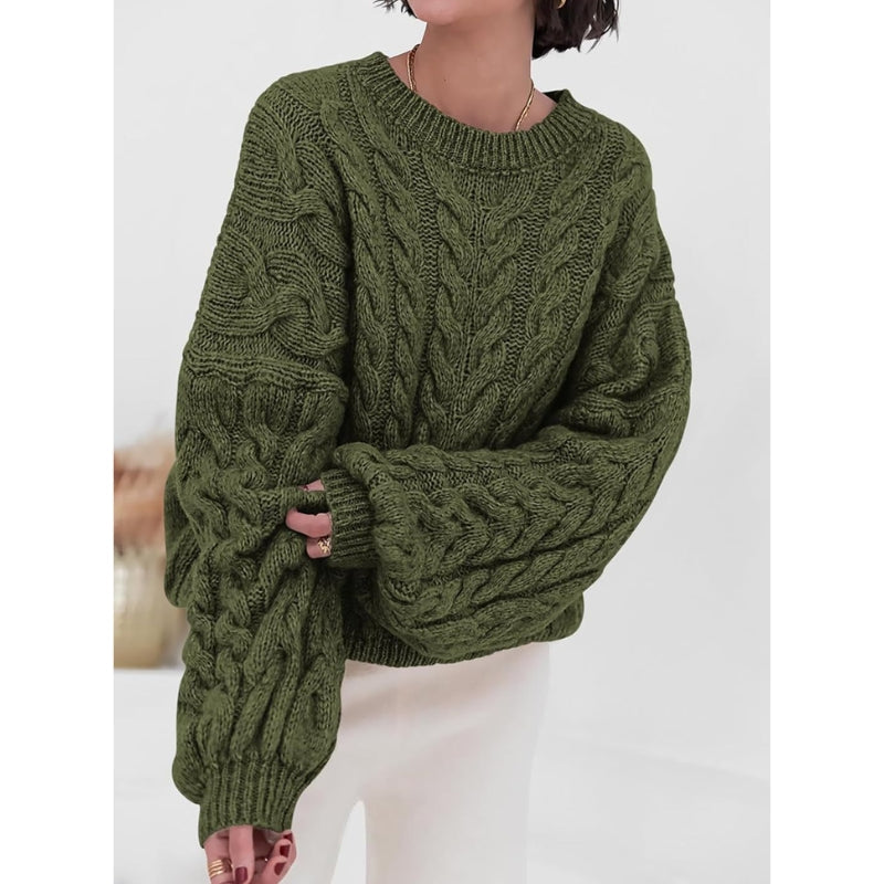 Cozora Pull Oversize En Maille Lourde Léger Sur Les Épaules Et Très Chaud Confortable Pour Automne
