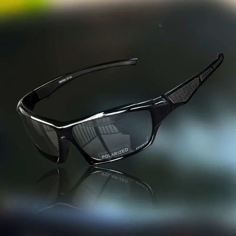 Pulse Lunettes De Soleil Polarisées Pour Le Sport Avec Protection UV400 Ultra Légères Cadre Durable Anti Reflet