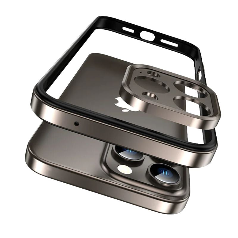 Coque Prismor Pour iPhone En Alliage Aluminium Premium Avec Protection Appareil Photo