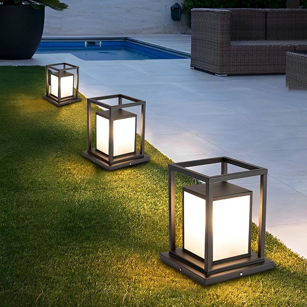 LED-Solar-Pfostenleuchte Lumosolar, wasserdicht