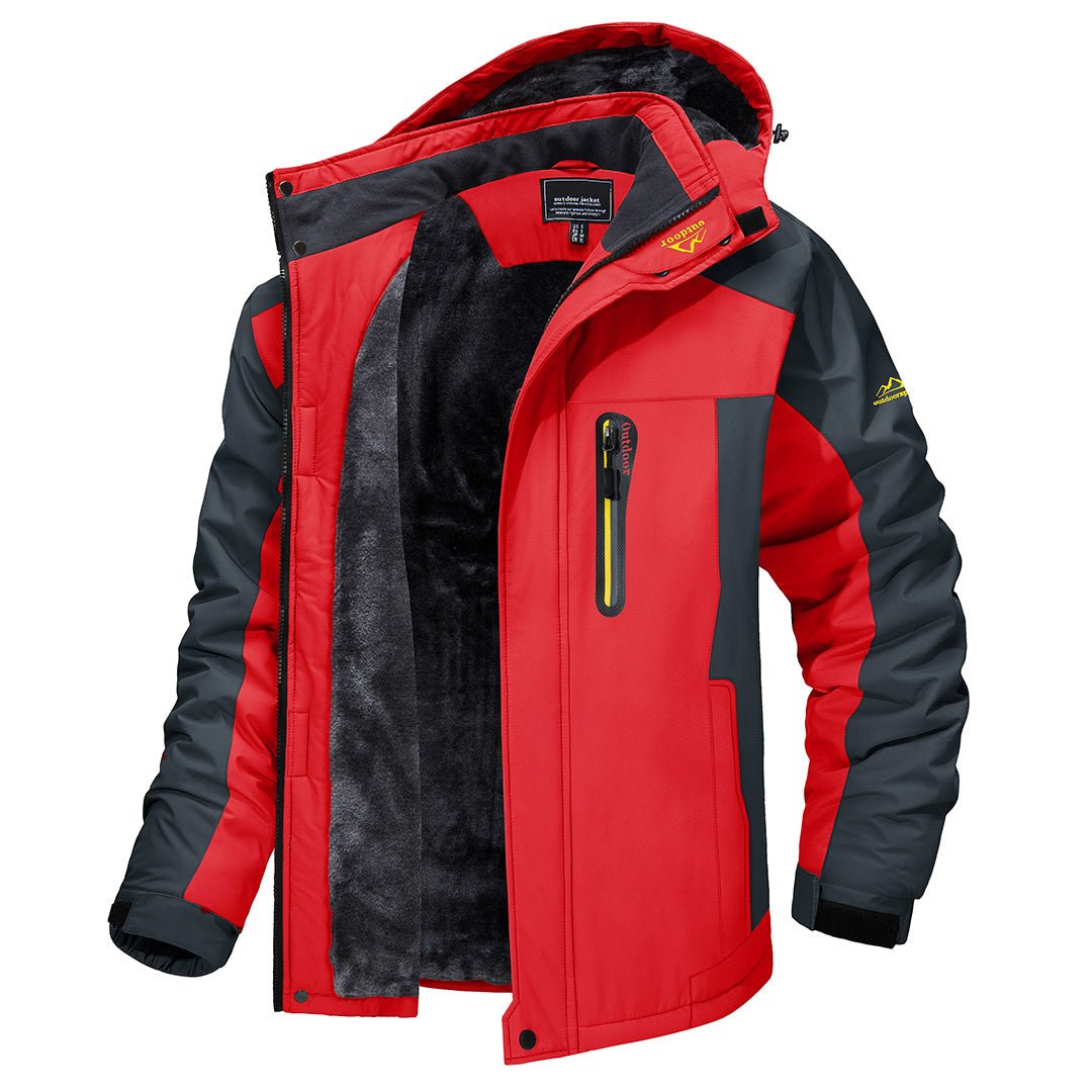 Veste Hivernale Lourde Pour Homme Aiden Zip Up Amawinc Pour Aventure Extérieure Et Voyage
