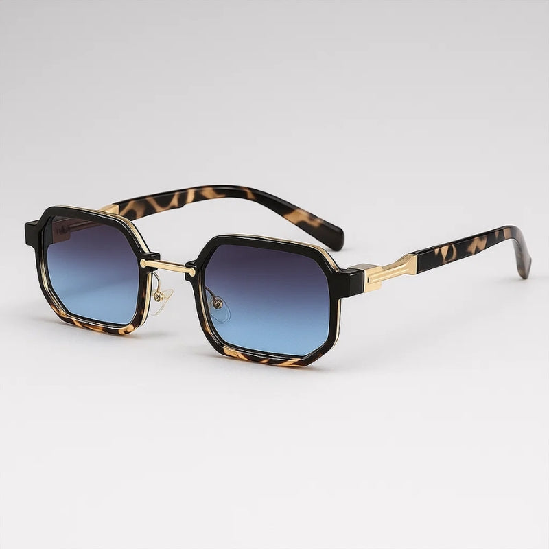 Maivor Lunettes De Soleil Design Carré En Acétate Et Métal Verres UV400 Clarté Supérieure