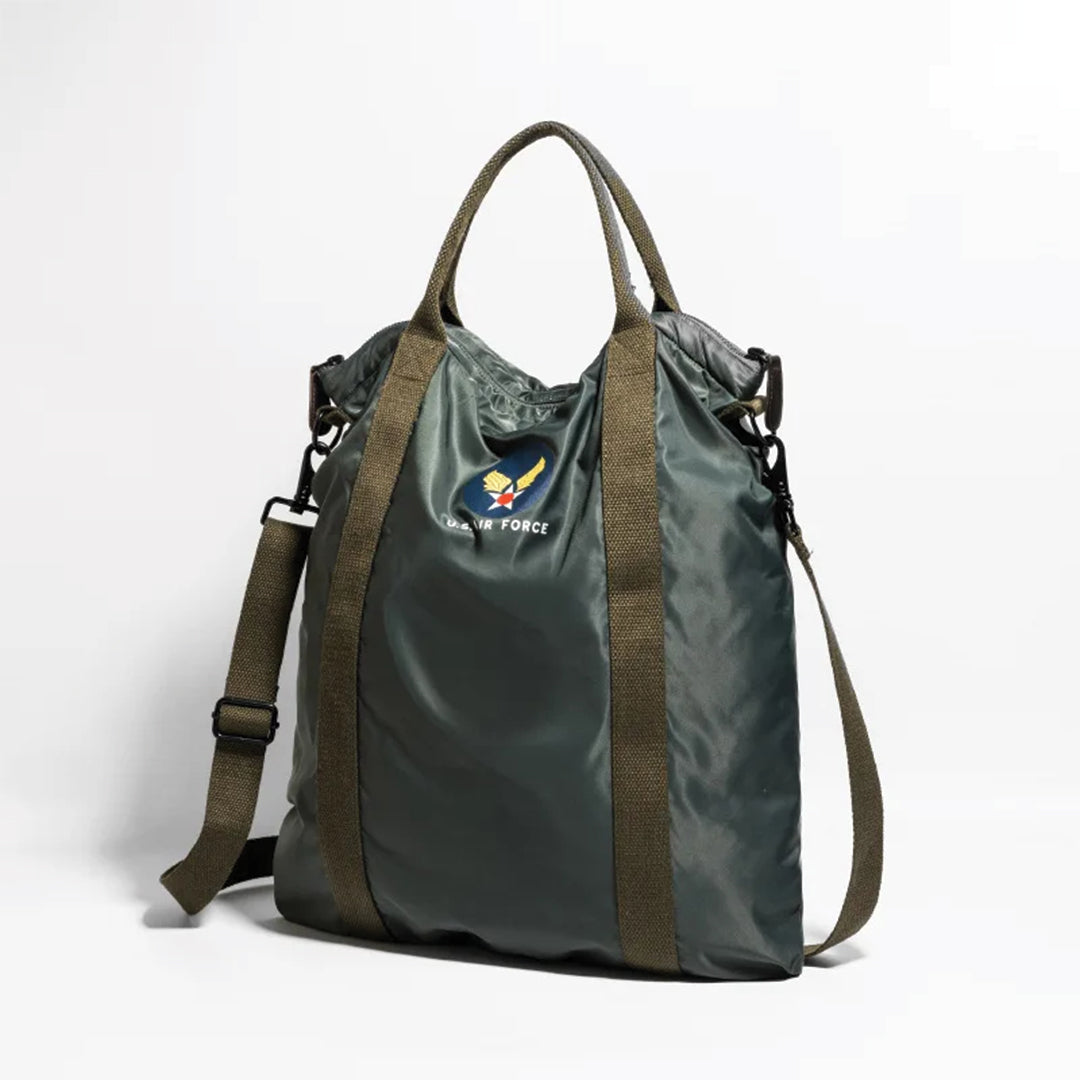 Sac Bandoulière Aviateur Amawinc Nylon Vintage Militaire Avec Bretelle Réglable Pour Ville et Voyage
