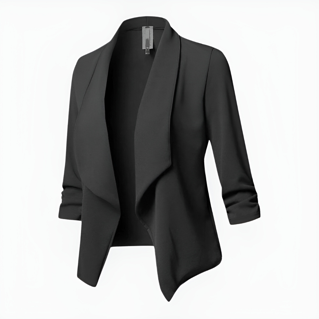 Samantha Veste Blazer Femme Décontractée Ouverte Pour Bureau Confort Élégance Professionnelle