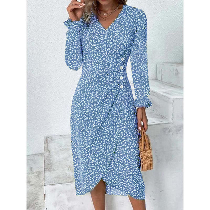 Fudus Kleid: Asymmetrisch, Puffärmel