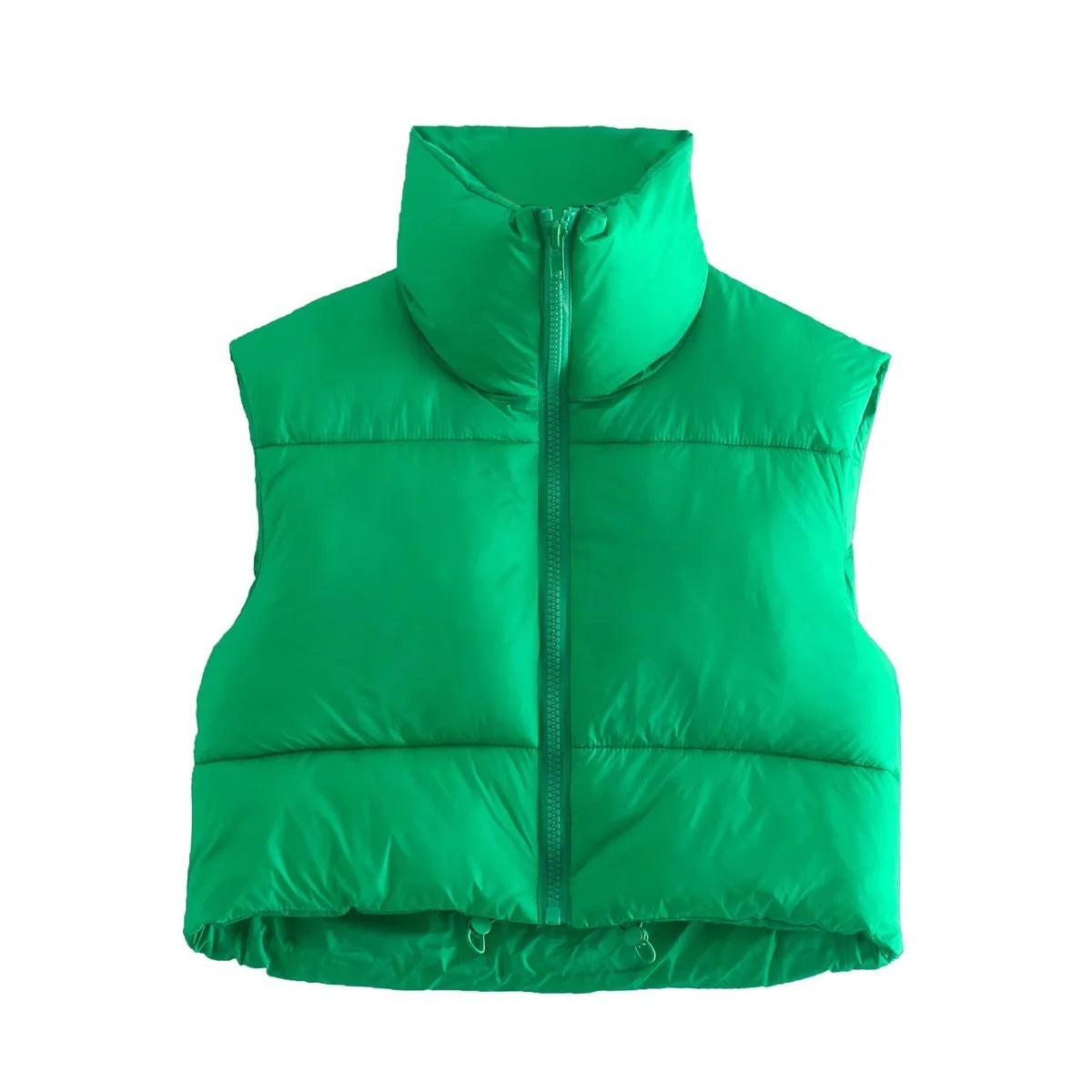Gilet Sans Manches Matelassé Pour Femmes Léger Et Chaud Hiver Col Montant Style Inspiré Du Royaume Uni