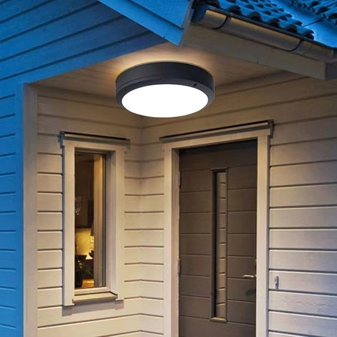 Wasserdichtes LED-Deckenlicht aus Aluminium für den Außenbereich