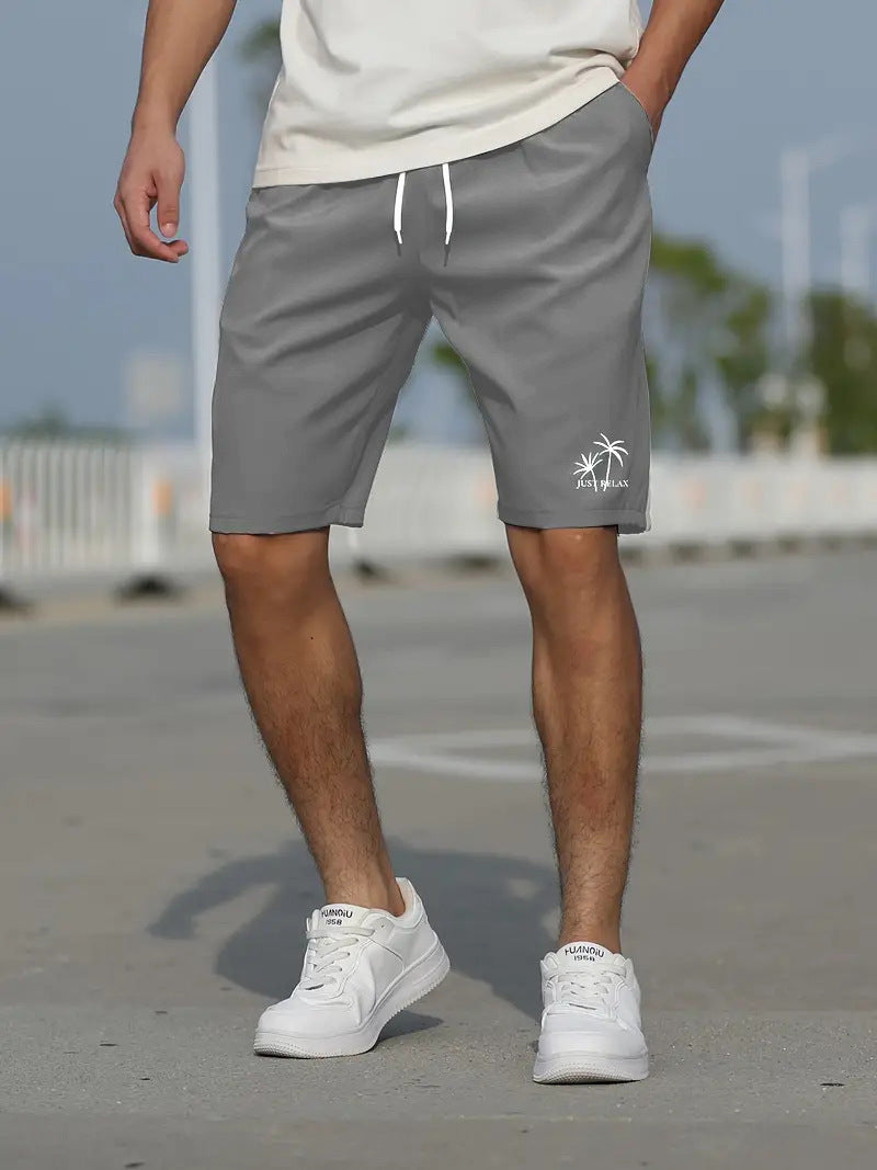 Short de Bain Homme Vert Menthe Séchage Rapide Taille Élastique Regular Fit Mi Cuisse Pour Plage et Piscine