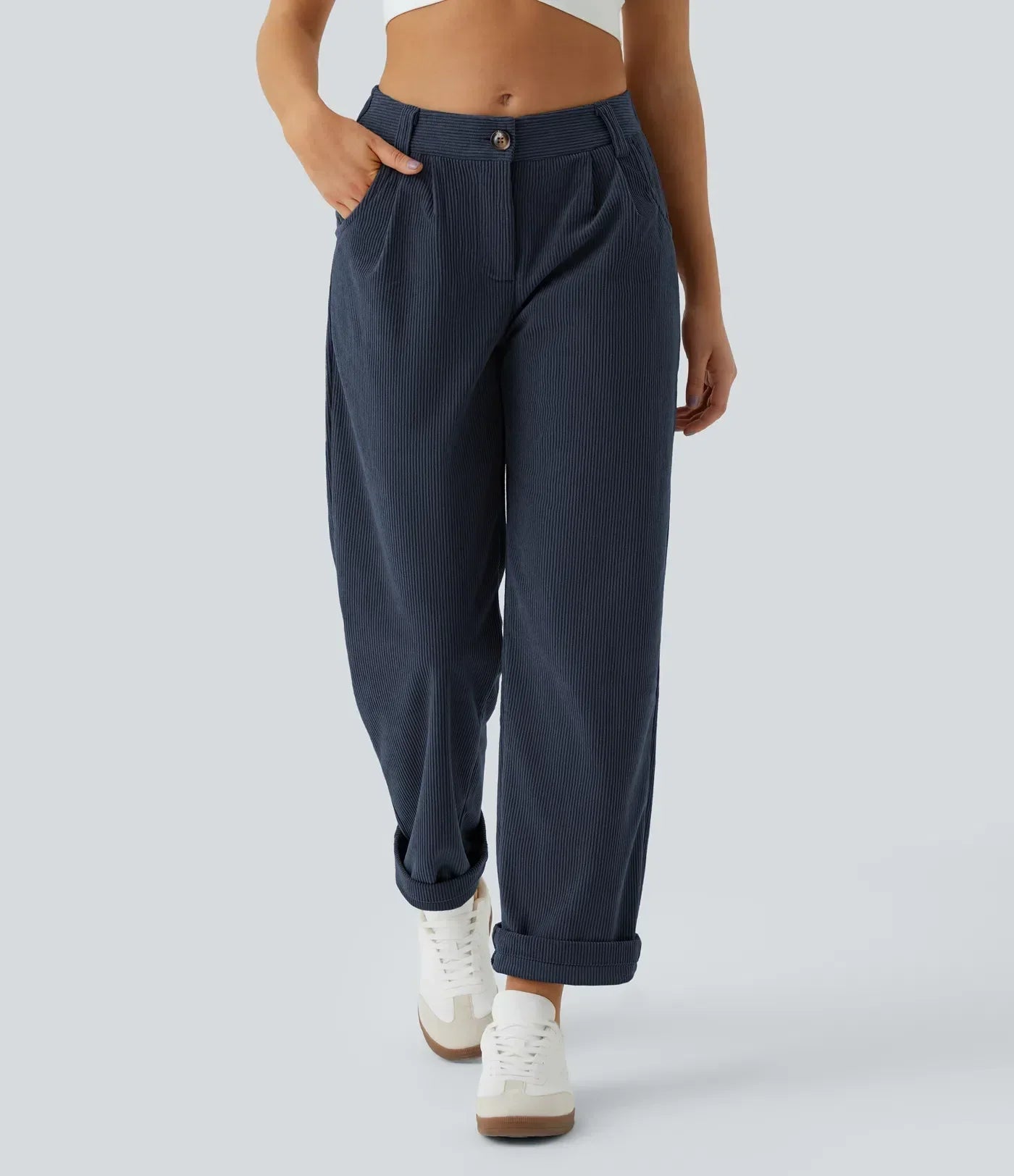 Damen Cordhose von Jhana in lässiger Passform