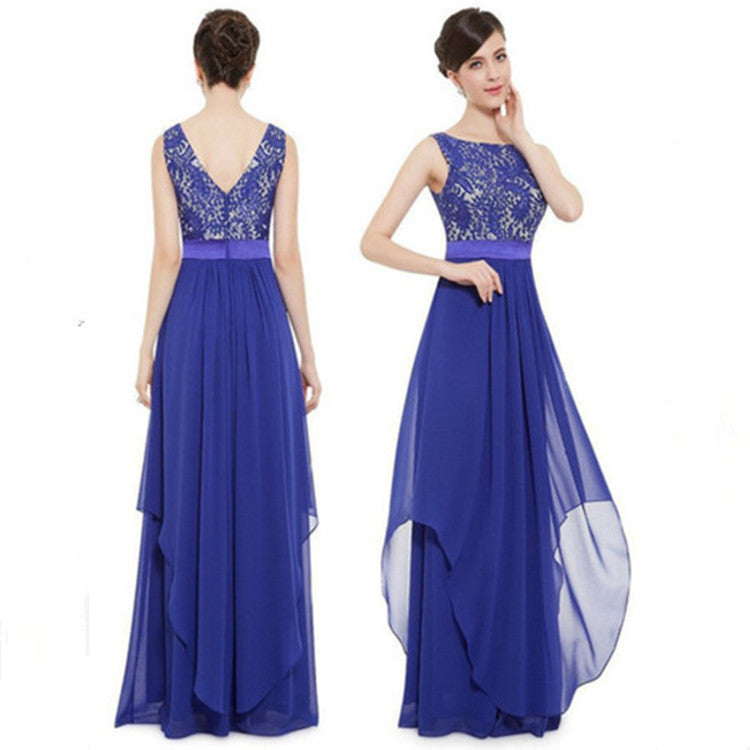 Chiffonkleid mit Spitze von Fudus