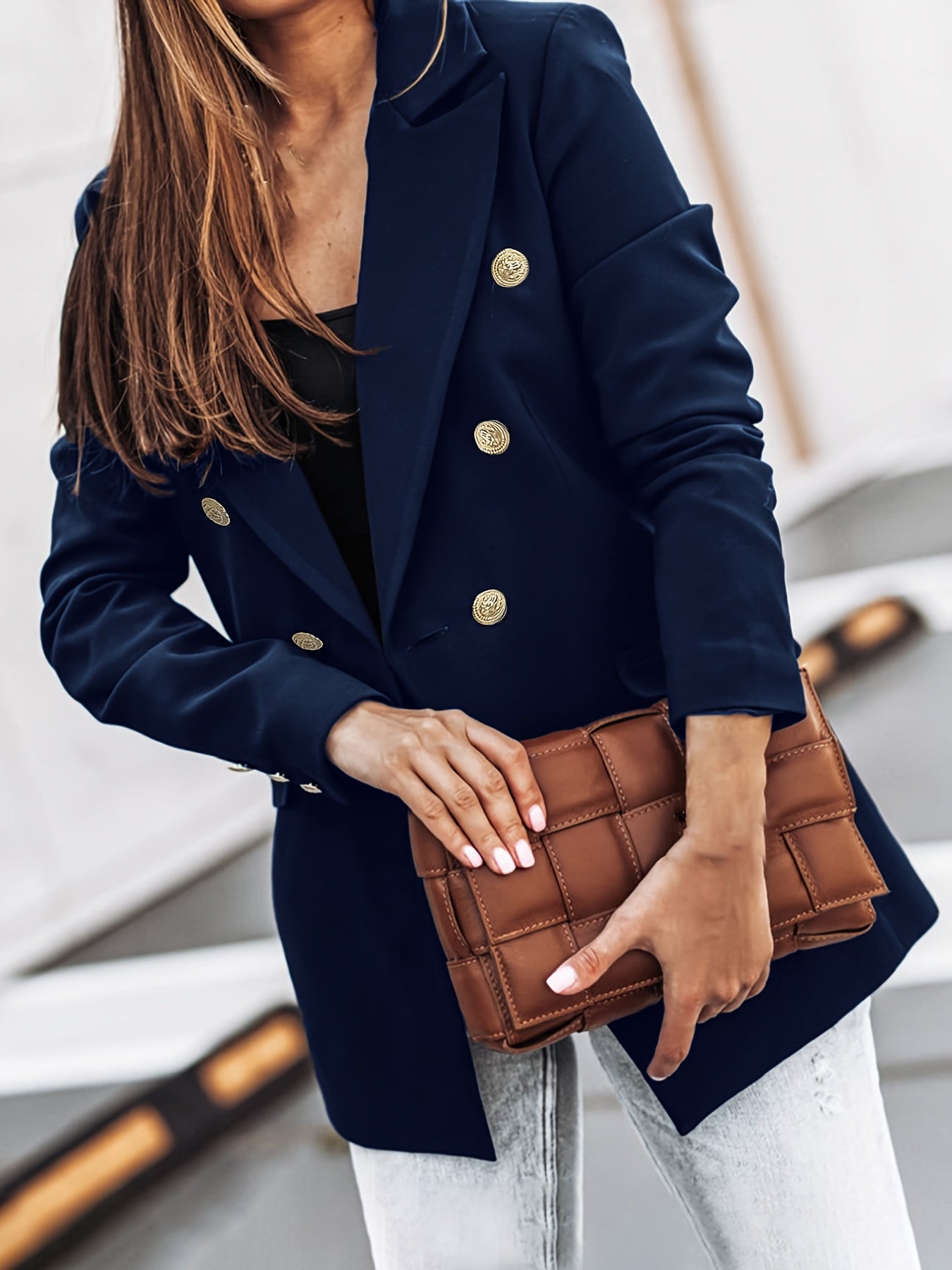 Fiona Blazer Boutonné Pour Femme Style Décontracté Travail Élégant Coupe Moderne Pour Bureau