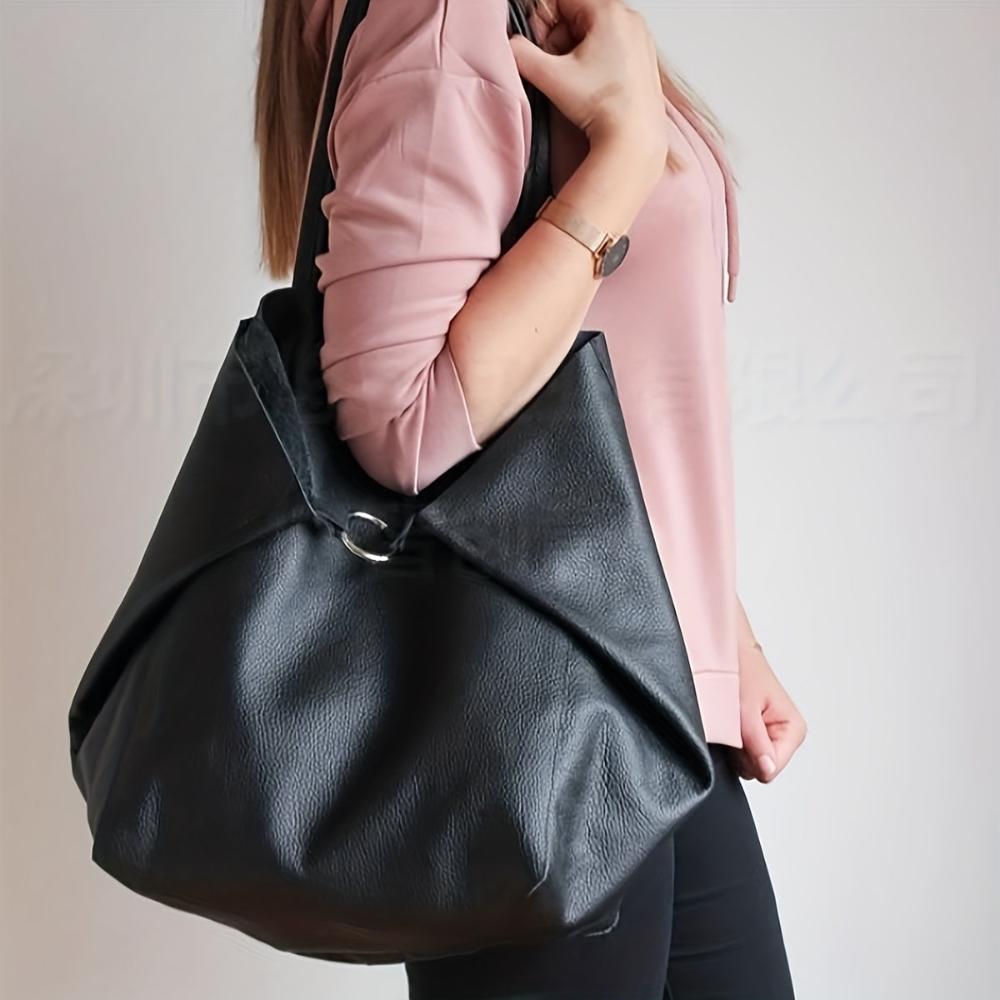 Amawinc Heather Sac Tote En Cuir Végan Avec Pochette Amovible Et Design Spacieux Pour Toutes Saisons