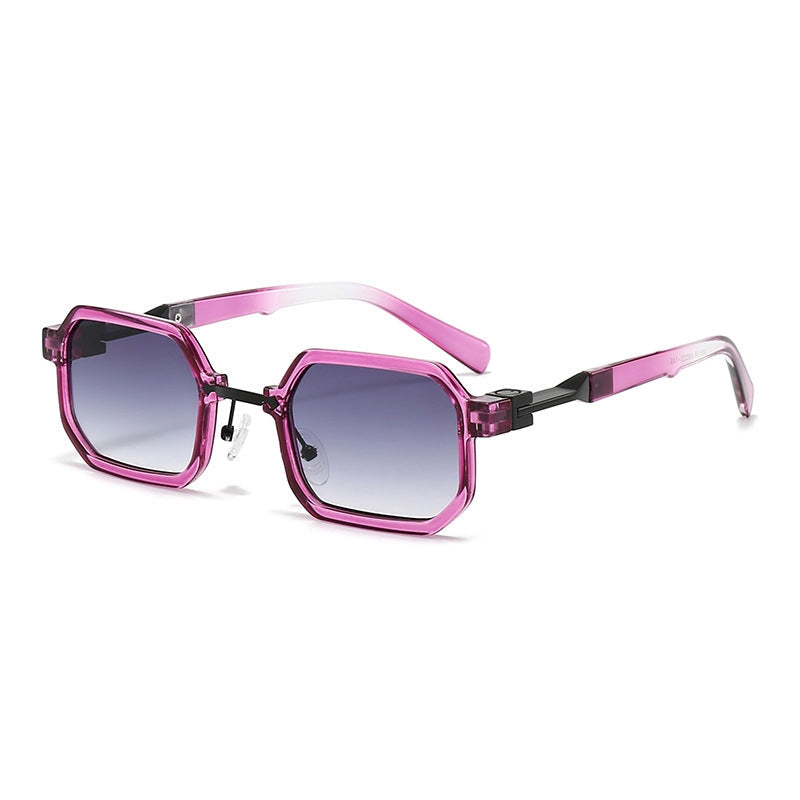 Maivor Lunettes De Soleil Design Carré En Acétate Et Métal Verres UV400 Clarté Supérieure