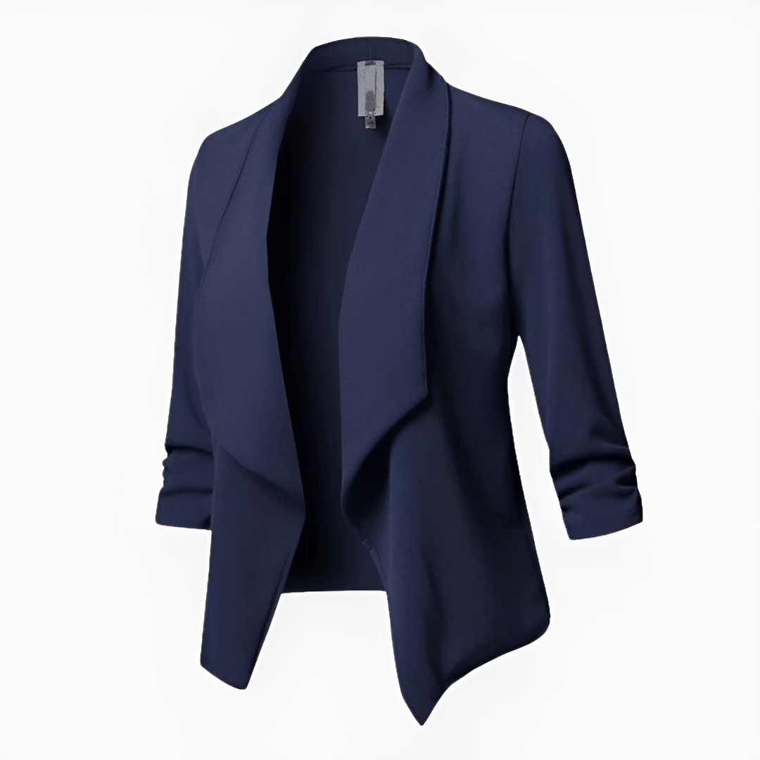 Samantha Veste Blazer Femme Décontractée Ouverte Pour Bureau Confort Élégance Professionnelle