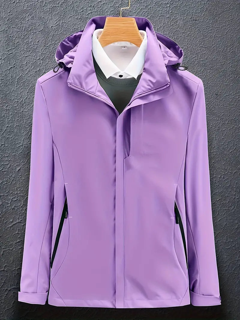 Veste Hiver Capuche Femme Amawinc Alyssa Avec Fermeture Éclair Coupe Vent Pour Temps Froid