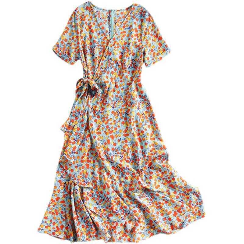 Fudus | Stilvolles Blumenkleid im französischen Design