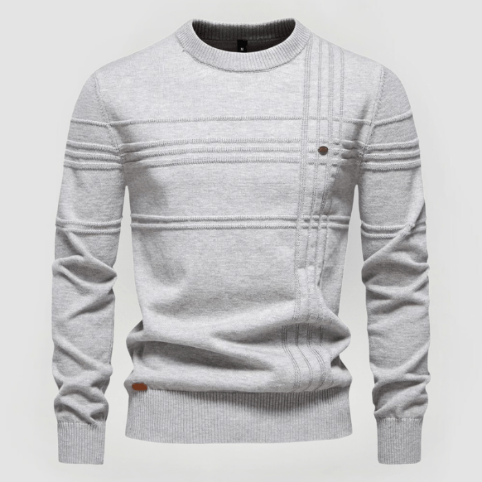 DAREK Rundhals-Strickpullover