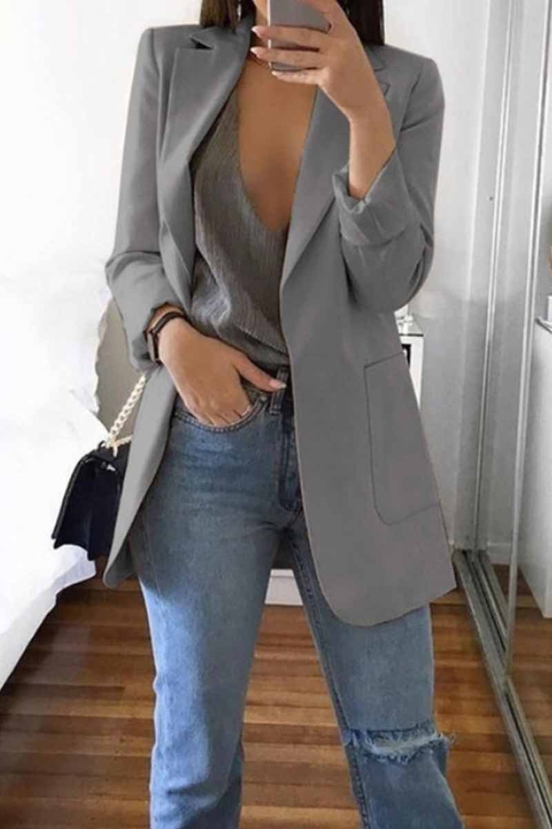 Clara: Comfortable Long Blazer